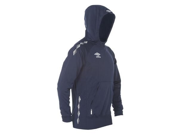 UMBRO UX-1 Hood Top jr Marine/Hv 164 Tøff teknisk hettegenser 